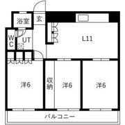 フラットインの間取り画像