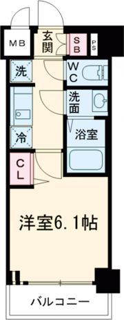 プレサンス THE KYOTO 吉祥院の間取り画像