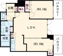 プラウドタワー名駅の間取り画像