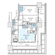 プラウドタワー名駅の間取り画像