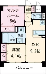 エステムプラザ京都聚楽第 雅邸の間取り画像