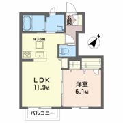 シャーメゾン・八幡・エンドーIIの間取り画像