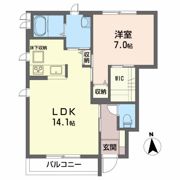 シャーメゾン津志田の間取り画像