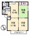 バリュージュ五月が丘 A棟の間取り画像