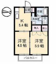 サンフレグランス B棟の間取り画像