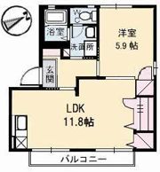 ディアスすぎ A棟の間取り画像