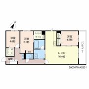 シャーメゾンステージ本城の間取り画像