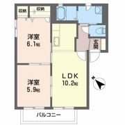 ヴェルドミール御所野Aの間取り画像