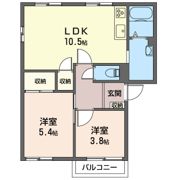 ハイツチェリ－の間取り画像