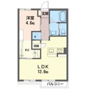 アーバンヒルズ Bの間取り画像