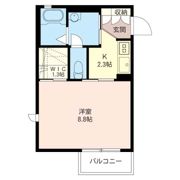 メゾンドソレイユ せんばIの間取り画像