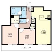 アムールサージュの間取り画像