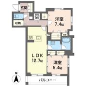 ウィンドアベニューの間取り画像