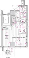ガーラ・クレスタ横濱関内の間取り画像