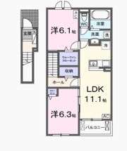 リアン・ノードの間取り画像
