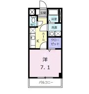 シャトーノール梅島の間取り画像