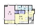 フレーシアⅢの間取り画像