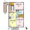 アベリア358の間取り画像