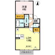 ディア・ドリーム Aの間取り画像