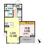 D'Bless和田町の間取り画像