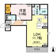 トリシア三輪の間取り画像