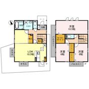 小山ハウス Aの間取り画像