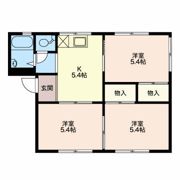 シャルム青山 Bの間取り画像