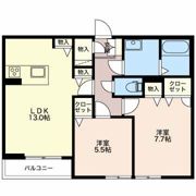マストタウン神道寺 Bの間取り画像