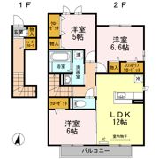 モンプリミエ ルラシオン Ⅱの間取り画像