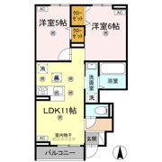 グランツ上福万 A棟の間取り画像