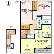 グランツ上福万 A棟の間取り画像