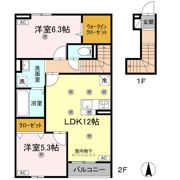 グランツ上福万 B棟の間取り画像