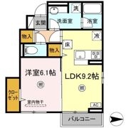 (仮称)D-ROOM下城野の間取り画像
