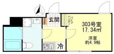 ポタッシュ川崎大師の間取り画像