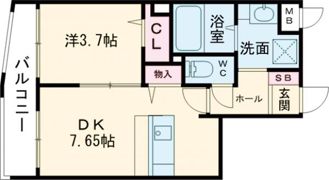リアンレガーロ桜並木駅の間取り画像