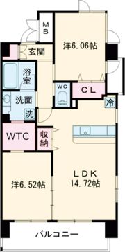 メトロメゾン太子堂の間取り画像