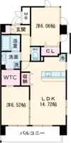 メトロメゾン太子堂の間取り画像