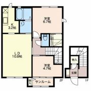 FOREST OGINOの間取り画像