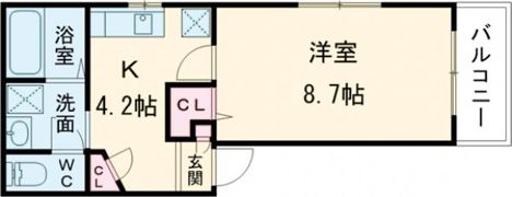 フローデリーⅢの間取り画像