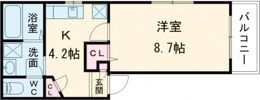 フローデリーⅢの間取り画像
