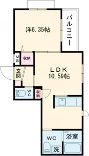 シャーメゾン切戸の間取り画像