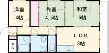 スクエアメゾン奈良阪の間取り画像