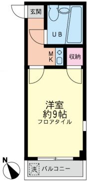 メヌエットKの間取り画像
