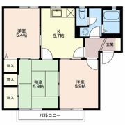 エトワール水附 Aの間取り画像