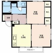 サニーハイツの間取り画像