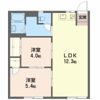 ドミール大和の間取り画像
