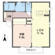 ルミエール Dの間取り画像