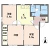 ディアス今枝 Bの間取り画像