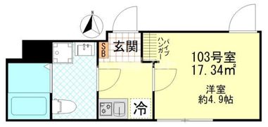 ポタッシュ川崎大師の間取り画像