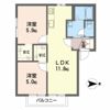 リーベン若松の間取り画像